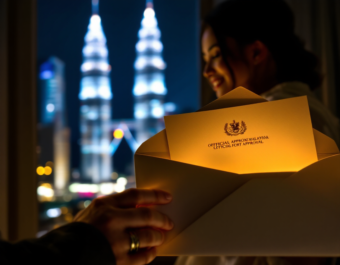 Submission & Approval - Approval letter with Petronas Towers in background